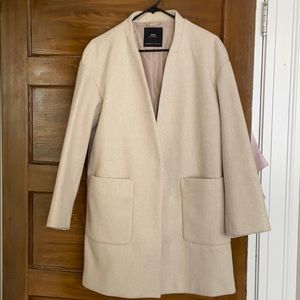 Beige Zara Coat, size Small